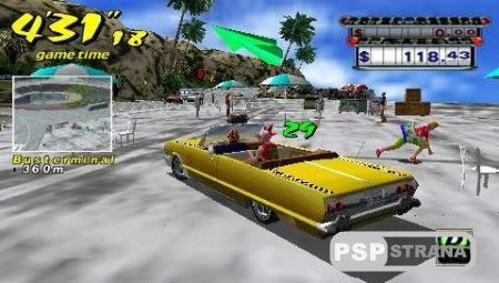 Crazy Taxi: Fare Wars [ISO] [Игры для PSP]