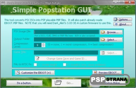 Simple Popstation GUI-  PSX   PSP  