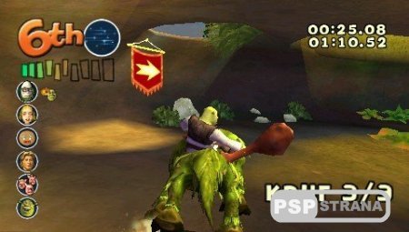 Shrek Smash N Crash Racing (PSP/RUS)