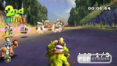 Shrek Smash N Crash Racing (PSP/RUS)