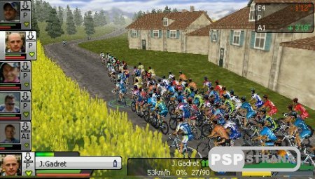 Pro Cycling Season 2010: Le Tour de France  [PSP][ENG]