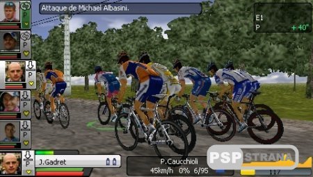 Pro Cycling Season 2010: Le Tour de France  [PSP][ENG]