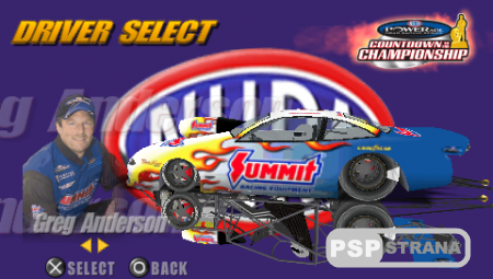 NHRA Drag Racing: Countdown To The Championship [PSP/ENG]