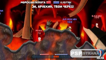 Worms: Open Warfare (PSP/RUS)