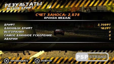 Burnout Dominator (PSP/RUS)