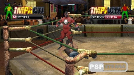 TNA Impact Cross The Line (PSP/ENG) Игры на PSP