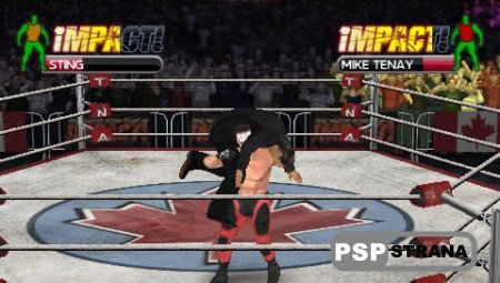 TNA Impact Cross The Line (PSP/ENG) Игры на PSP