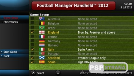 Football Manager 2012 Handheld [PSP/ENG]