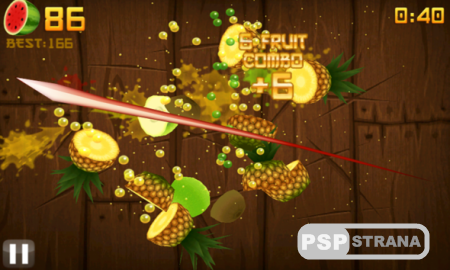 PSP  Fruit Ninja Final! (2012/ENG)