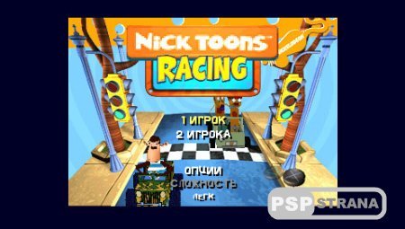 Nicktoons Racing (2001/PSX)