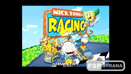Nicktoons Racing (2001/PSX)