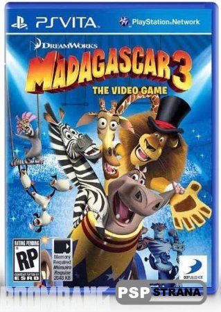 Мадагаскар 3 (Madagascar 3) (PS Vita)